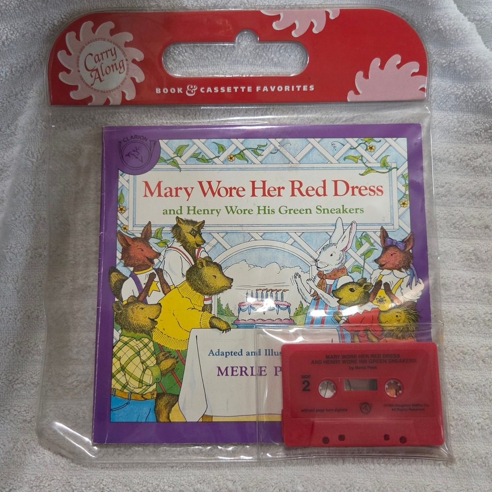 Mary Wore Her Red Dress and Henry Wore His Green Sneakers Carry Along Book Set